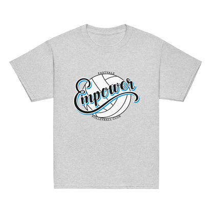 Classic | Youth T Shirt | Empower Volleyball Club | Emblem Logo