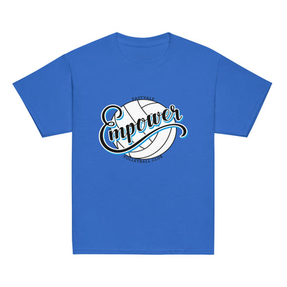 Classic | Youth T Shirt | Empower Volleyball Club | Emblem Logo