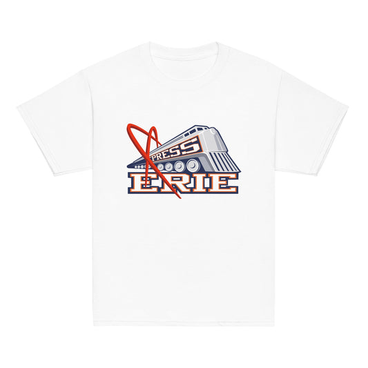Classic | Youth T Shirt | Erie Express Football | Locomotive Logo