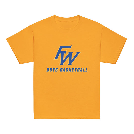 Classic | Youth T Shirt | Fayette Ware Boys Basketball | FW Crest Logo