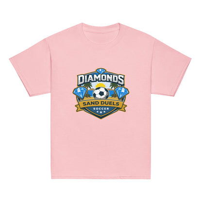 Classic | Youth T Shirt | FC Charles: Diamonds | Crest Logo
