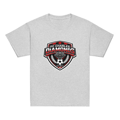 Classic | Youth T Shirt | FC Charles: Diamonds | Emblem Logo
