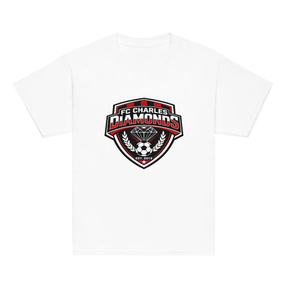 Classic | Youth T Shirt | FC Charles: Diamonds | Emblem Logo