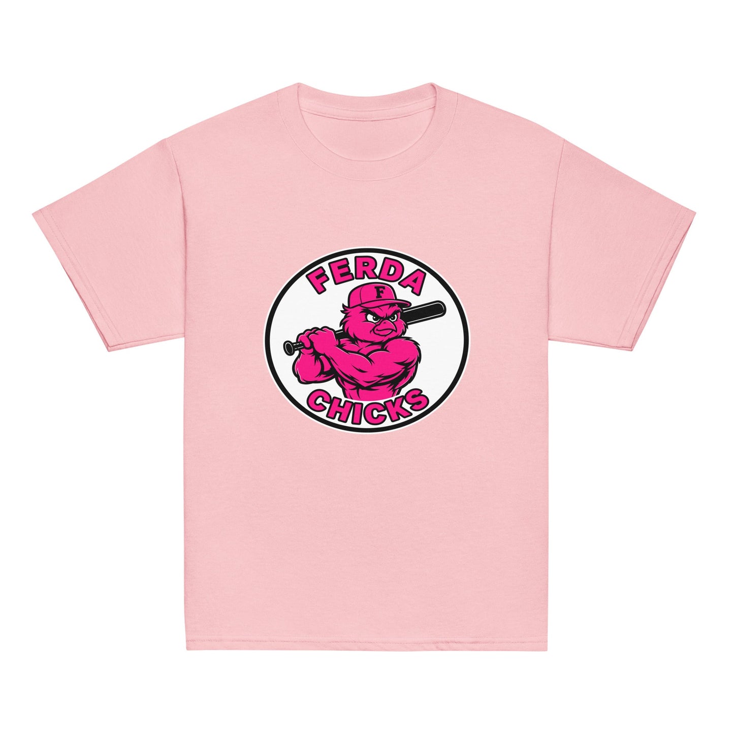 Classic | Youth T Shirt | FerDa Chicks | Badge Logo