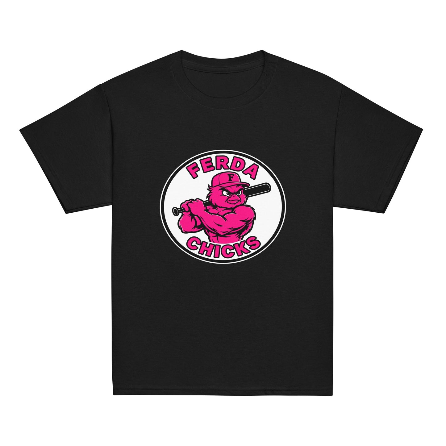 Classic | Youth T Shirt | FerDa Chicks | Badge Logo