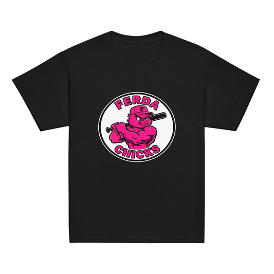 Classic | Youth T Shirt | FerDa Chicks | Badge Logo