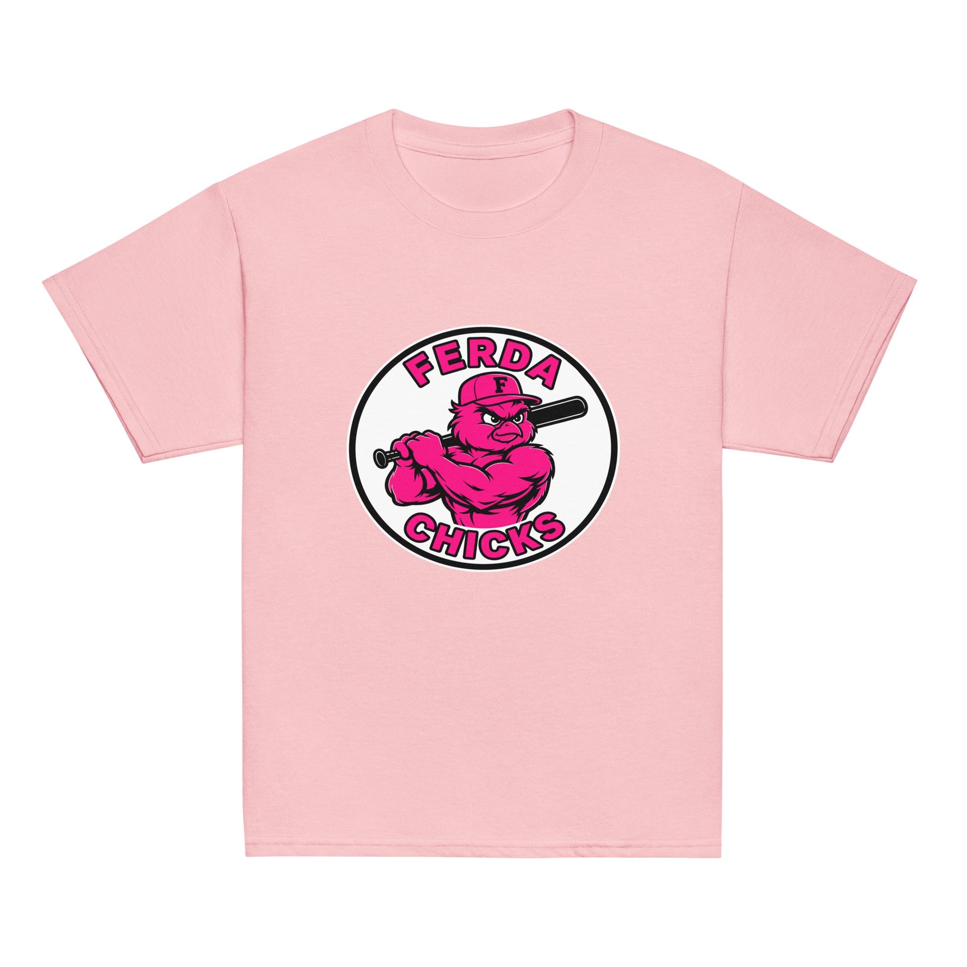 Classic | Youth T Shirt | FerDa Chicks | Badge Logo