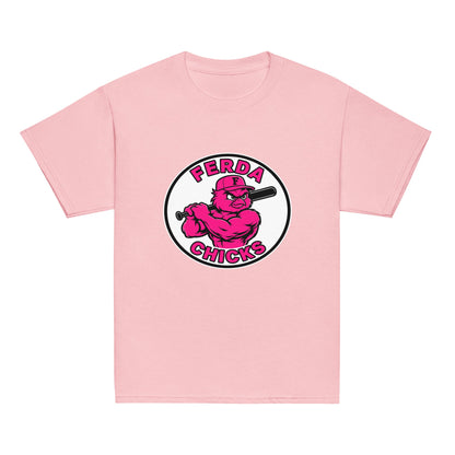 Classic | Youth T Shirt | FerDa Chicks | Badge Logo