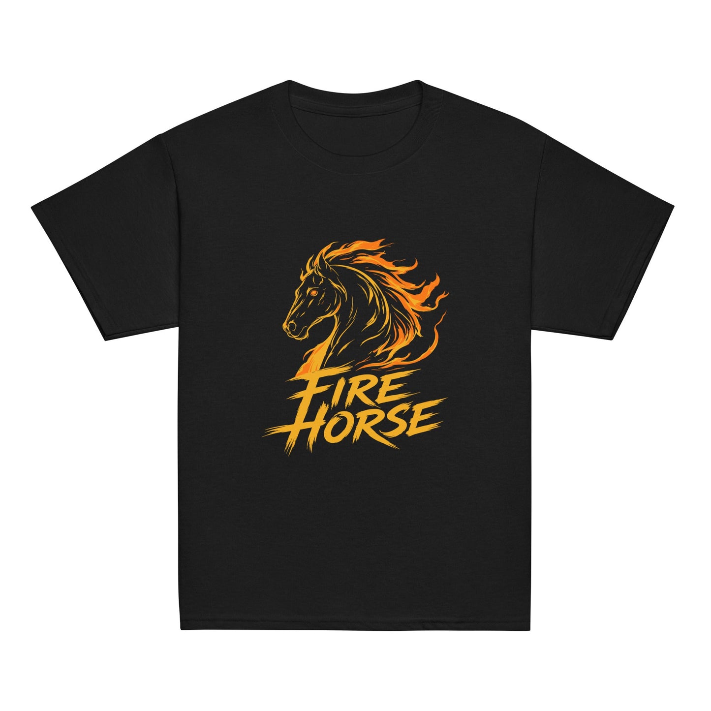 Classic | Youth T Shirt | Fire Horse Masters | Emblem Logo