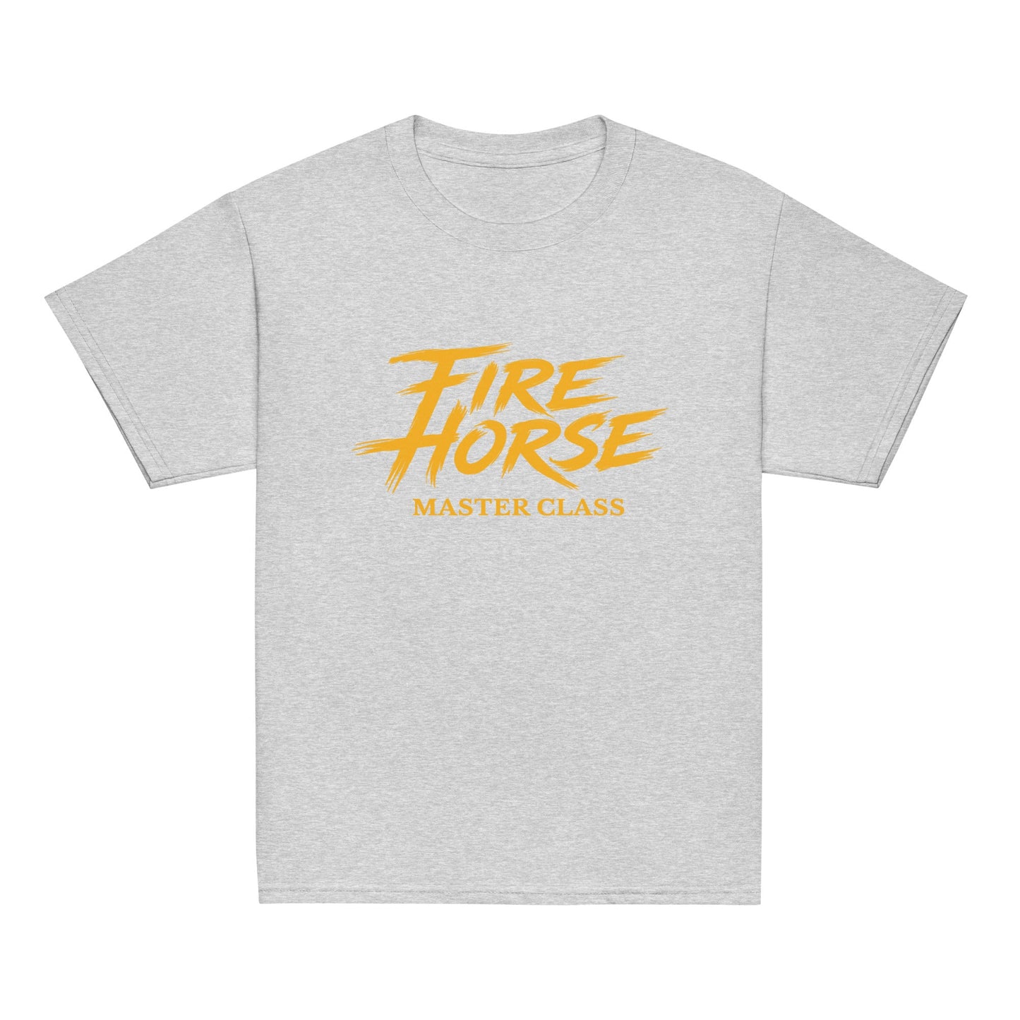 Classic | Youth T Shirt | Fire Horse Masters | Modern Script Logo