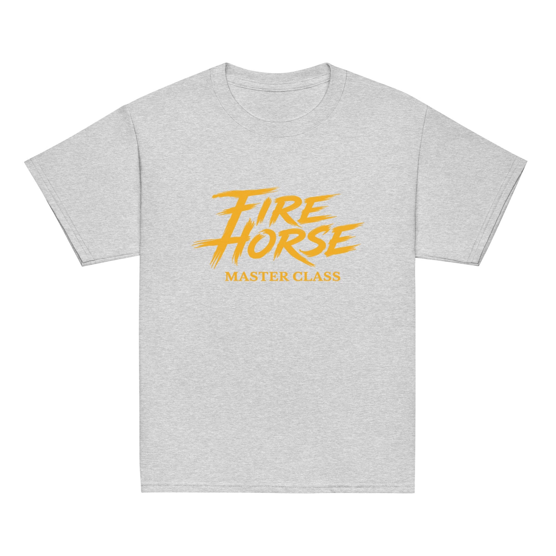 Classic | Youth T Shirt | Fire Horse Masters | Modern Script Logo