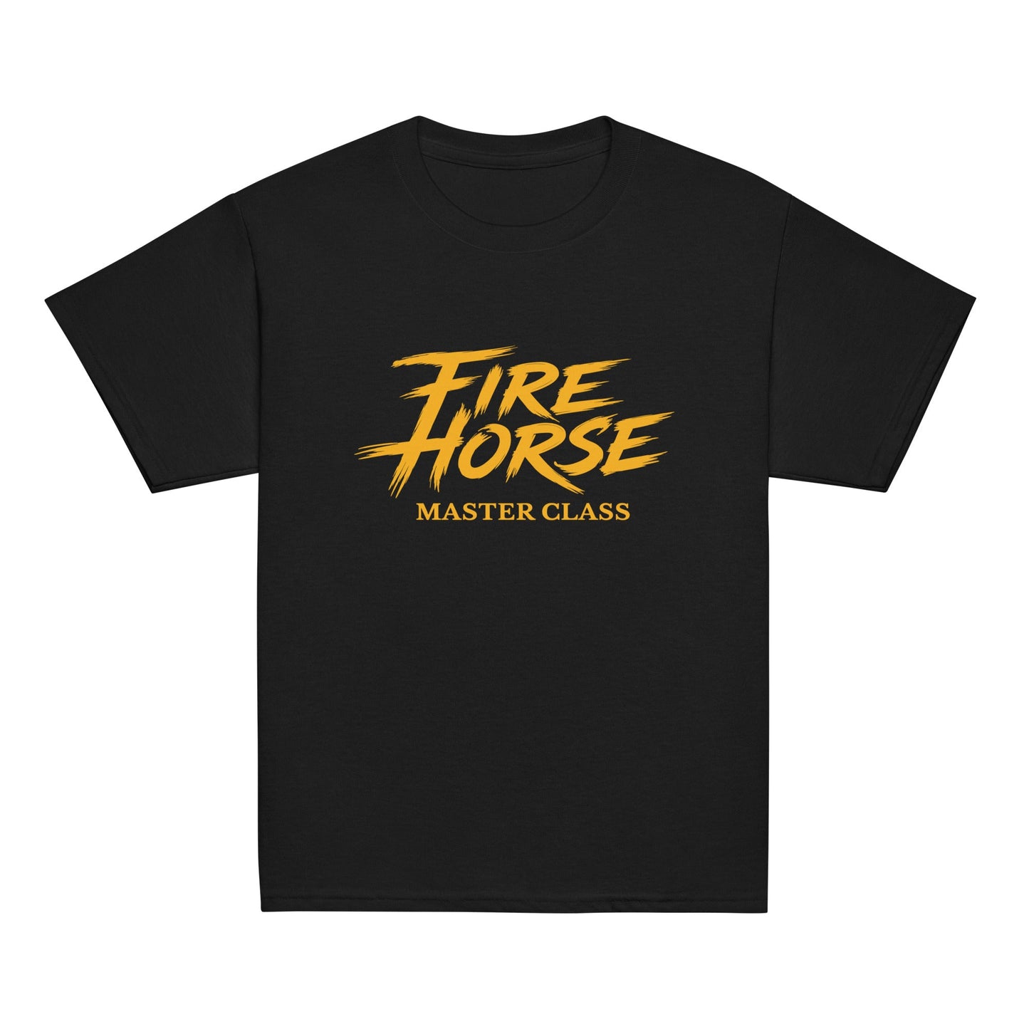 Classic | Youth T Shirt | Fire Horse Masters | Modern Script Logo