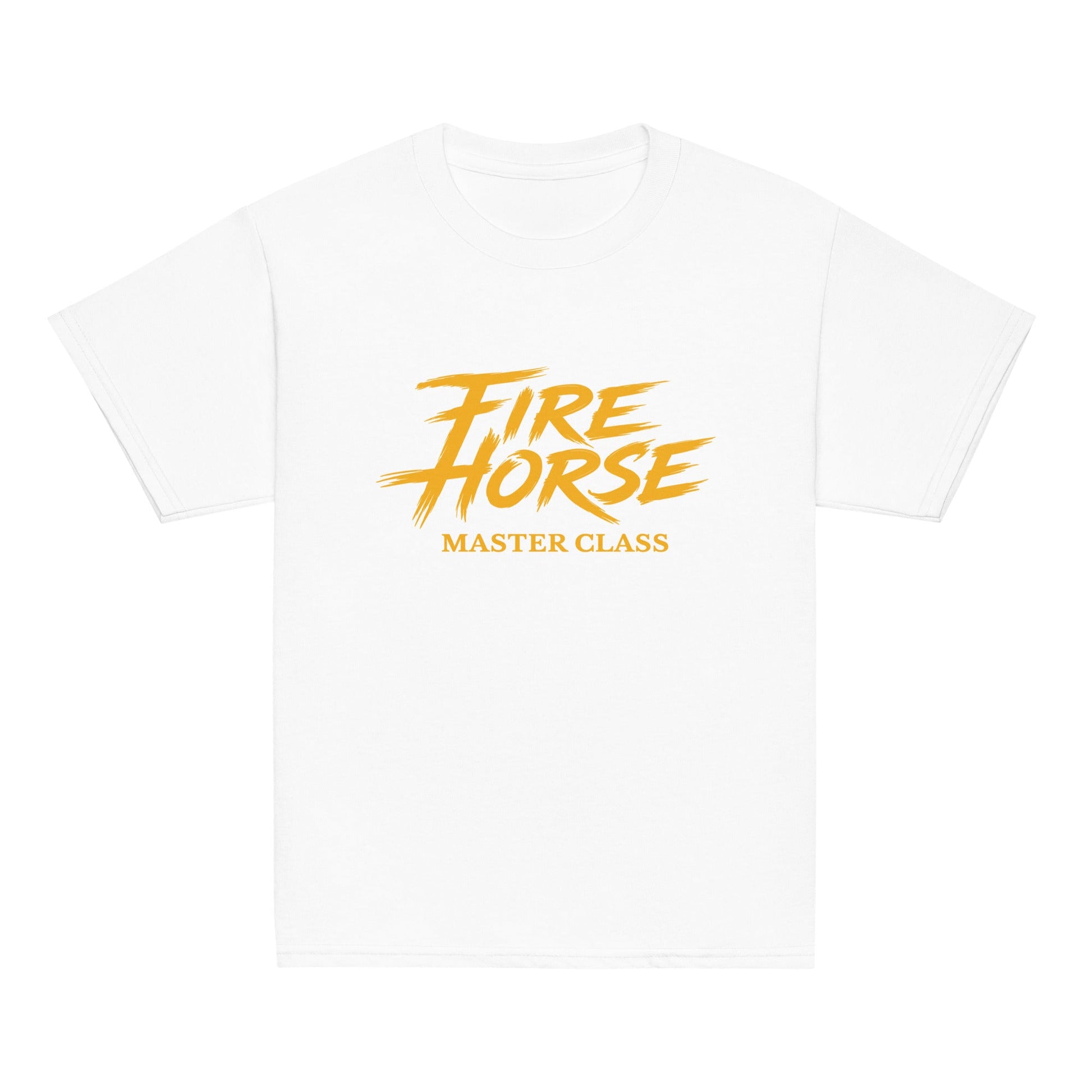 Classic | Youth T Shirt | Fire Horse Masters | Modern Script Logo