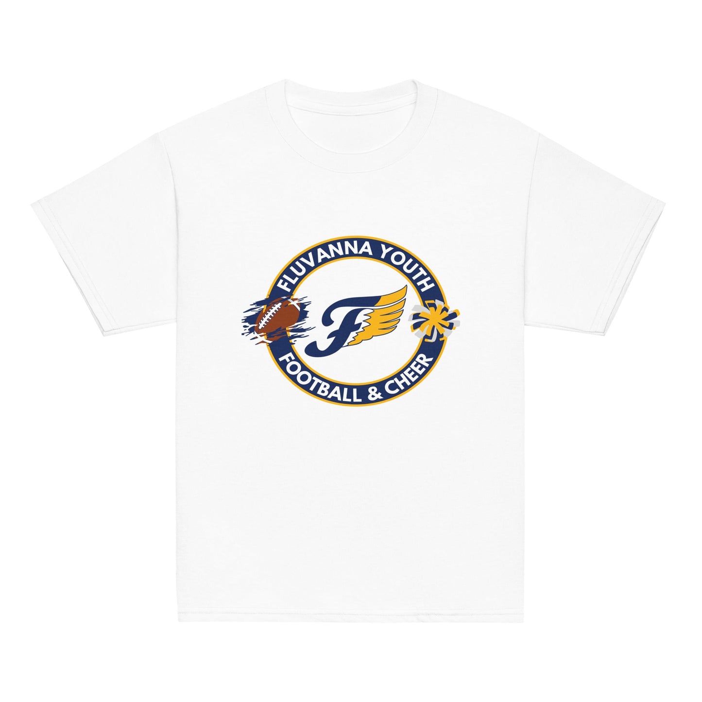Classic | Youth T Shirt | Fluvanna Youth Football and Cheer | Badge Logo