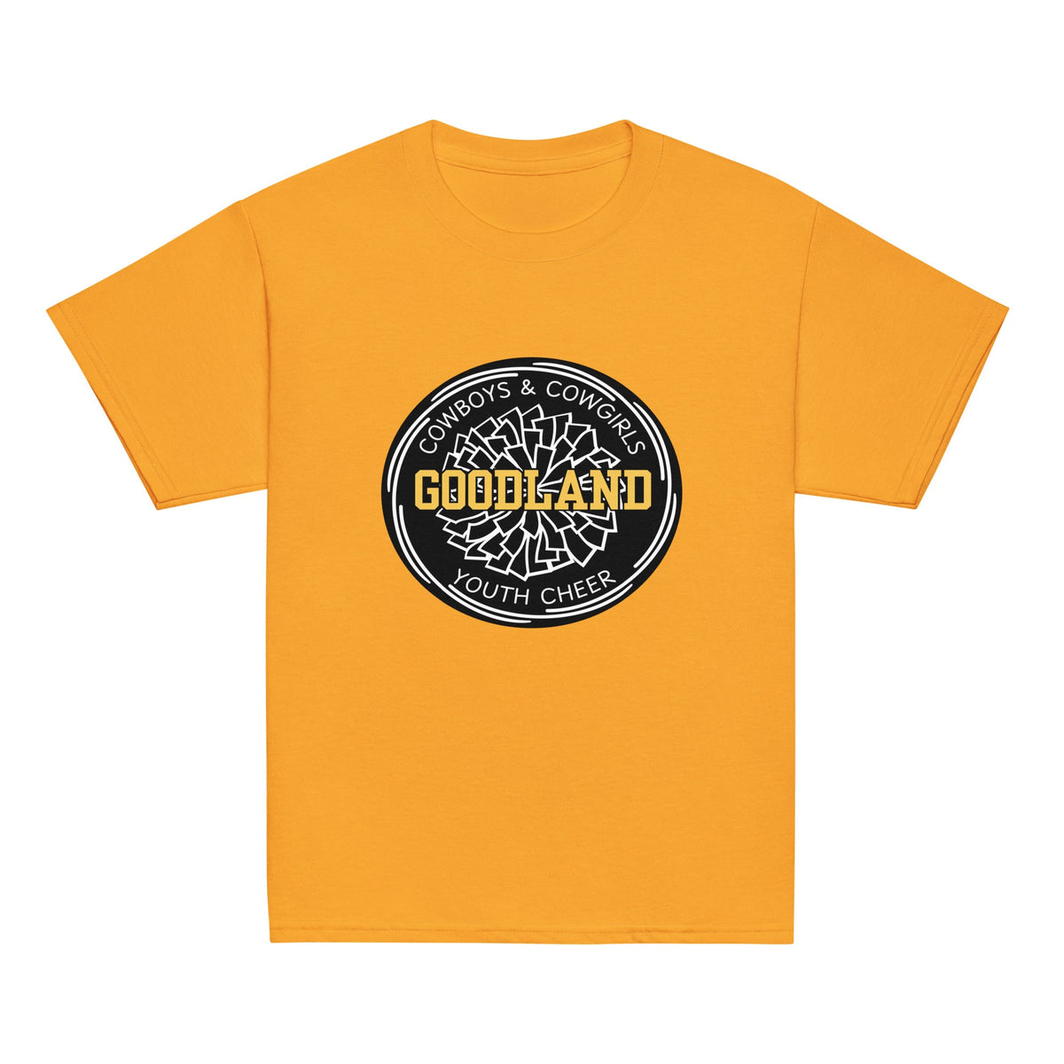 Classic | Youth T Shirt | Goodland Youth Cheer | Badge Logo