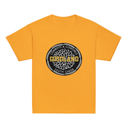 Classic | Youth T Shirt | Goodland Youth Cheer | Badge Logo