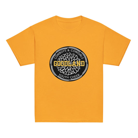 Classic | Youth T Shirt | Goodland Youth Cheer | Badge Logo