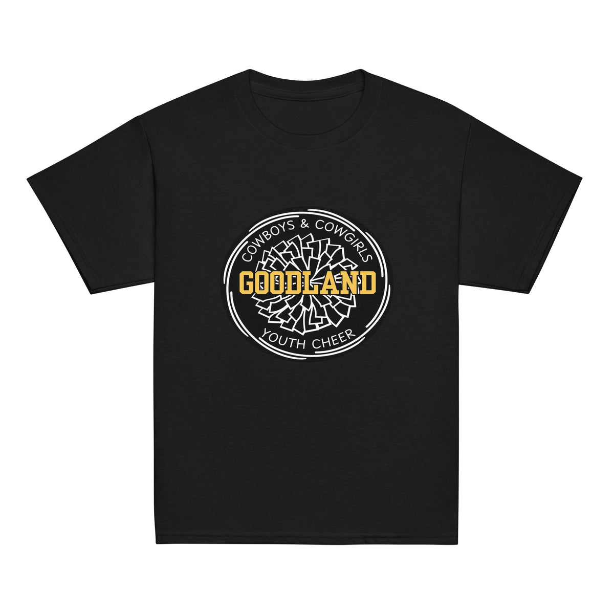 Classic | Youth T Shirt | Goodland Youth Cheer | Badge Logo