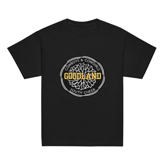 Classic | Youth T Shirt | Goodland Youth Cheer | Badge Logo