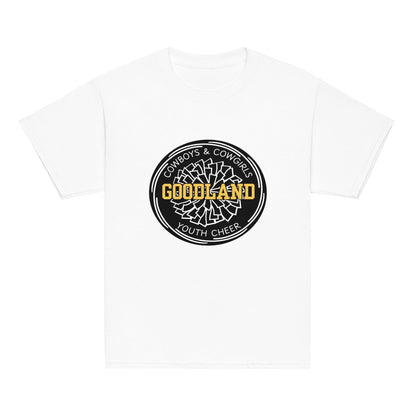 Classic | Youth T Shirt | Goodland Youth Cheer | Badge Logo