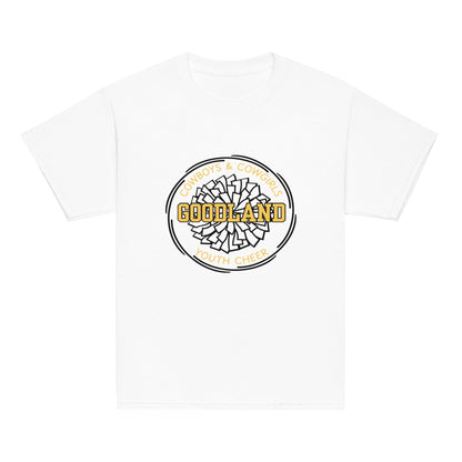 Classic | Youth T Shirt | Goodland Youth Cheer | Crest Logo