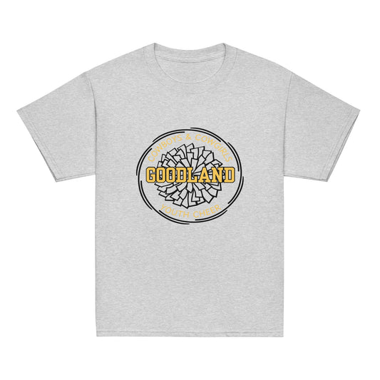 Classic | Youth T Shirt | Goodland Youth Cheer | Crest Logo