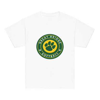 Classic | Youth T Shirt | Great Bridge Softball Booster | Badge Logo