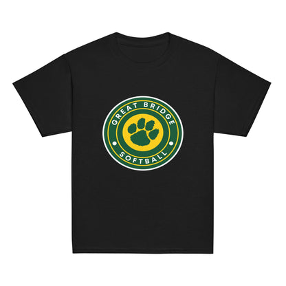 Classic | Youth T Shirt | Great Bridge Softball Booster | Badge Logo