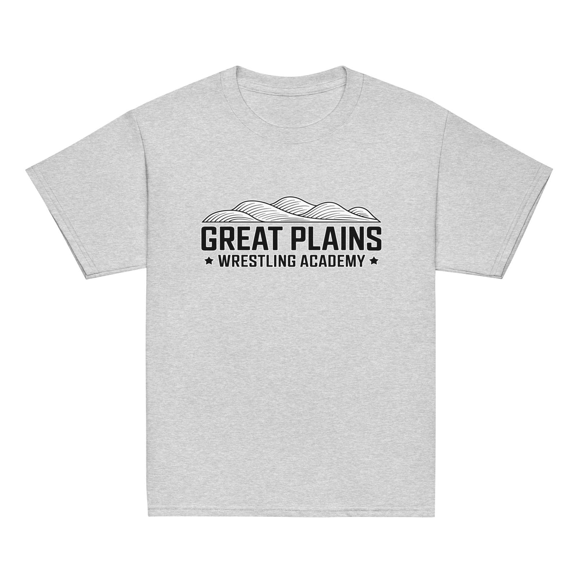 Classic | Youth T Shirt | Great Plains Wrestling Academy | Crest Logo