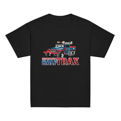 Classic | Youth T Shirt | Half Trax Baseball | Mascot Logo