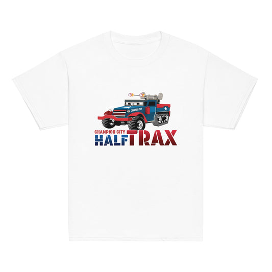 Classic | Youth T Shirt | Half Trax Baseball | Mascot Logo
