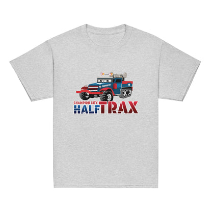 Classic | Youth T Shirt | Half Trax Baseball | Mascot Logo