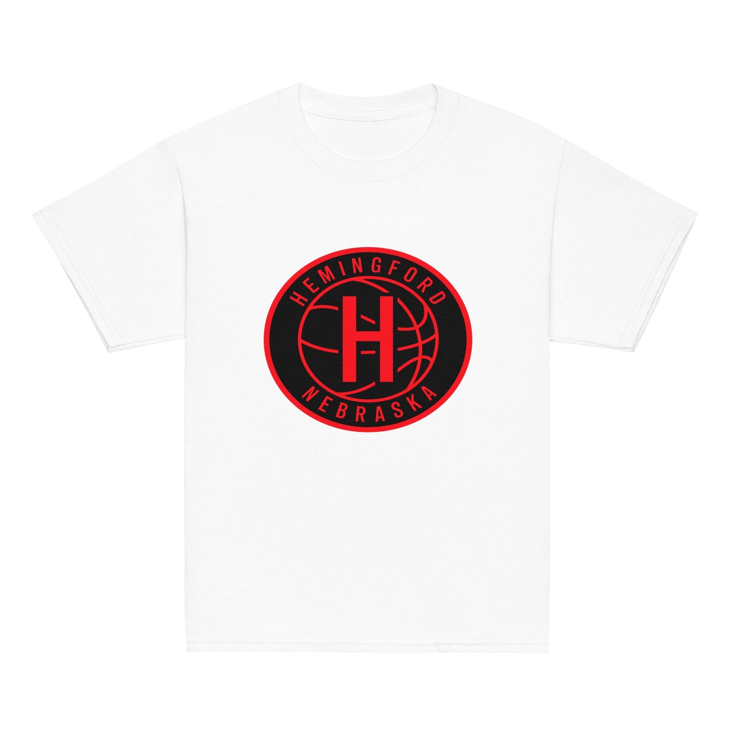 Classic | Youth T Shirt | Hemingford Bobcats | Badge Logo
