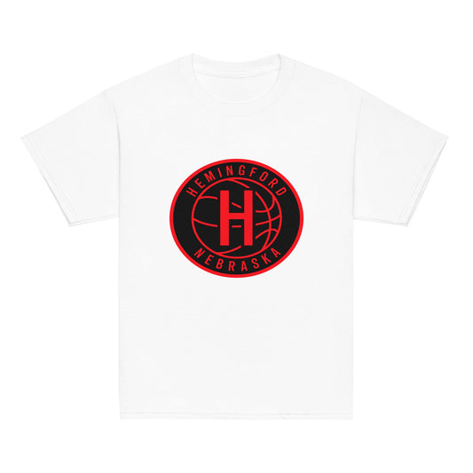 Classic | Youth T Shirt | Hemingford Bobcats | Badge Logo