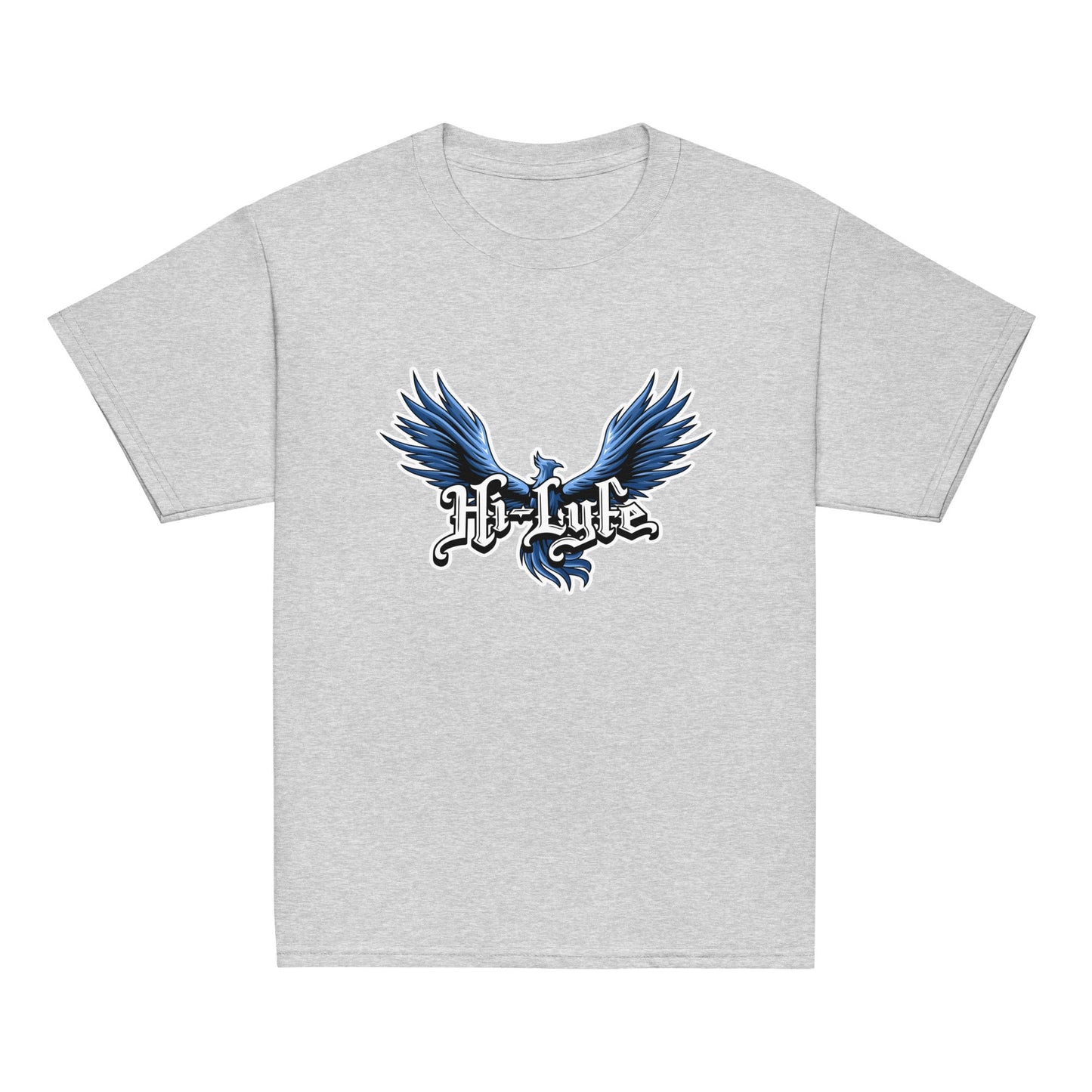 Classic | Youth T Shirt | Hi - Lyfe Basketball | Wings Logo
