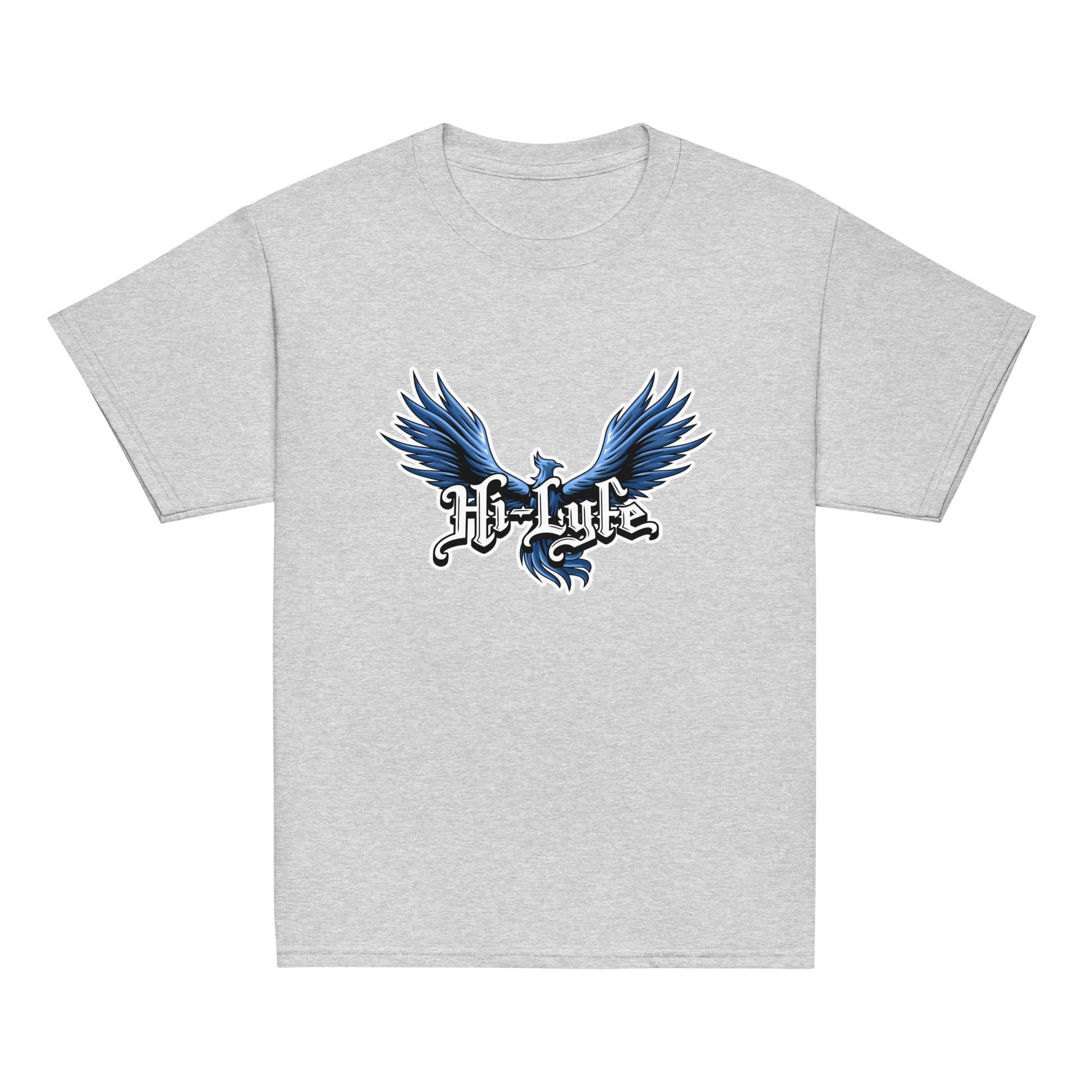 Classic | Youth T Shirt | Hi - Lyfe Basketball | Wings Logo