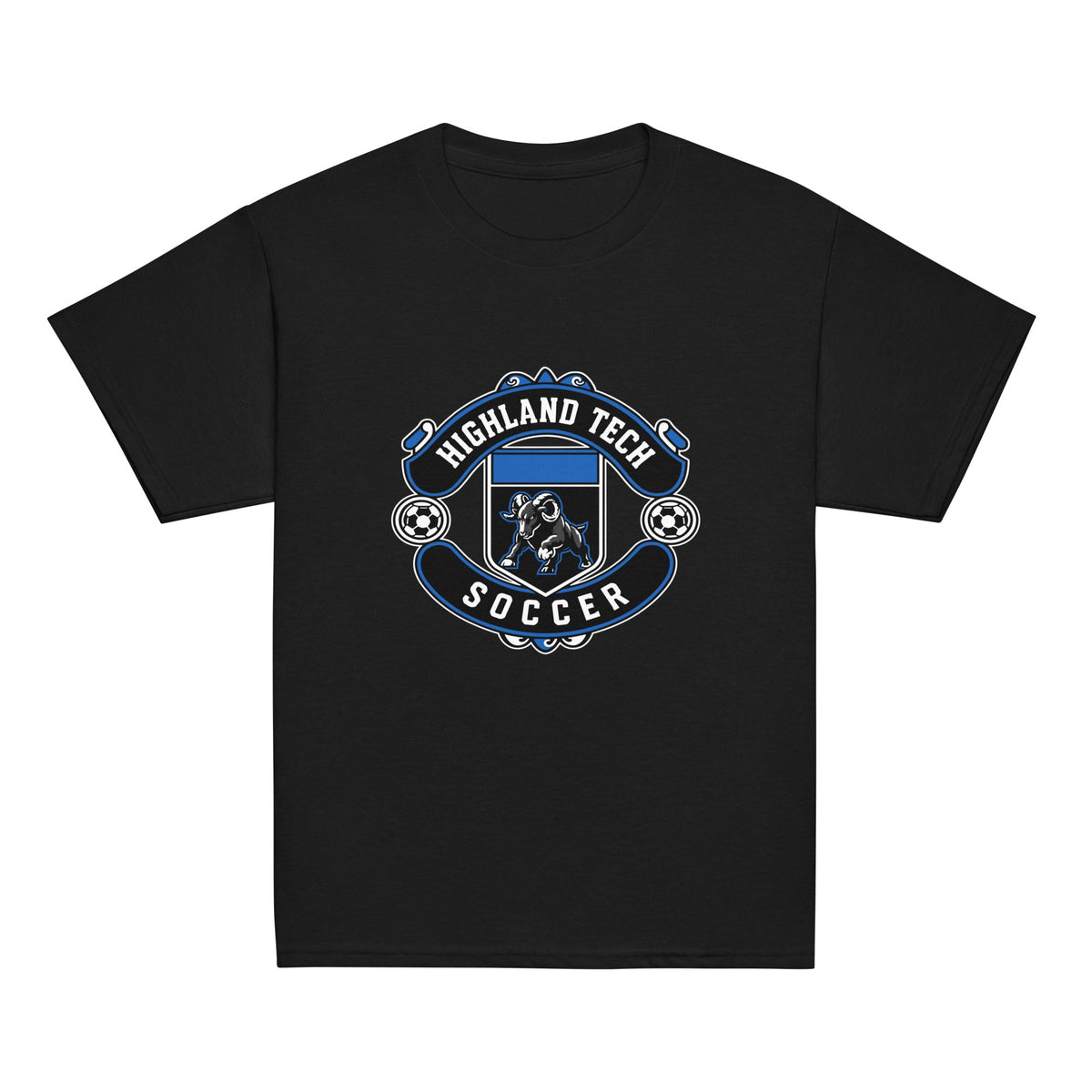 Classic | Youth T Shirt | Highland Soccer | Emblem Logo