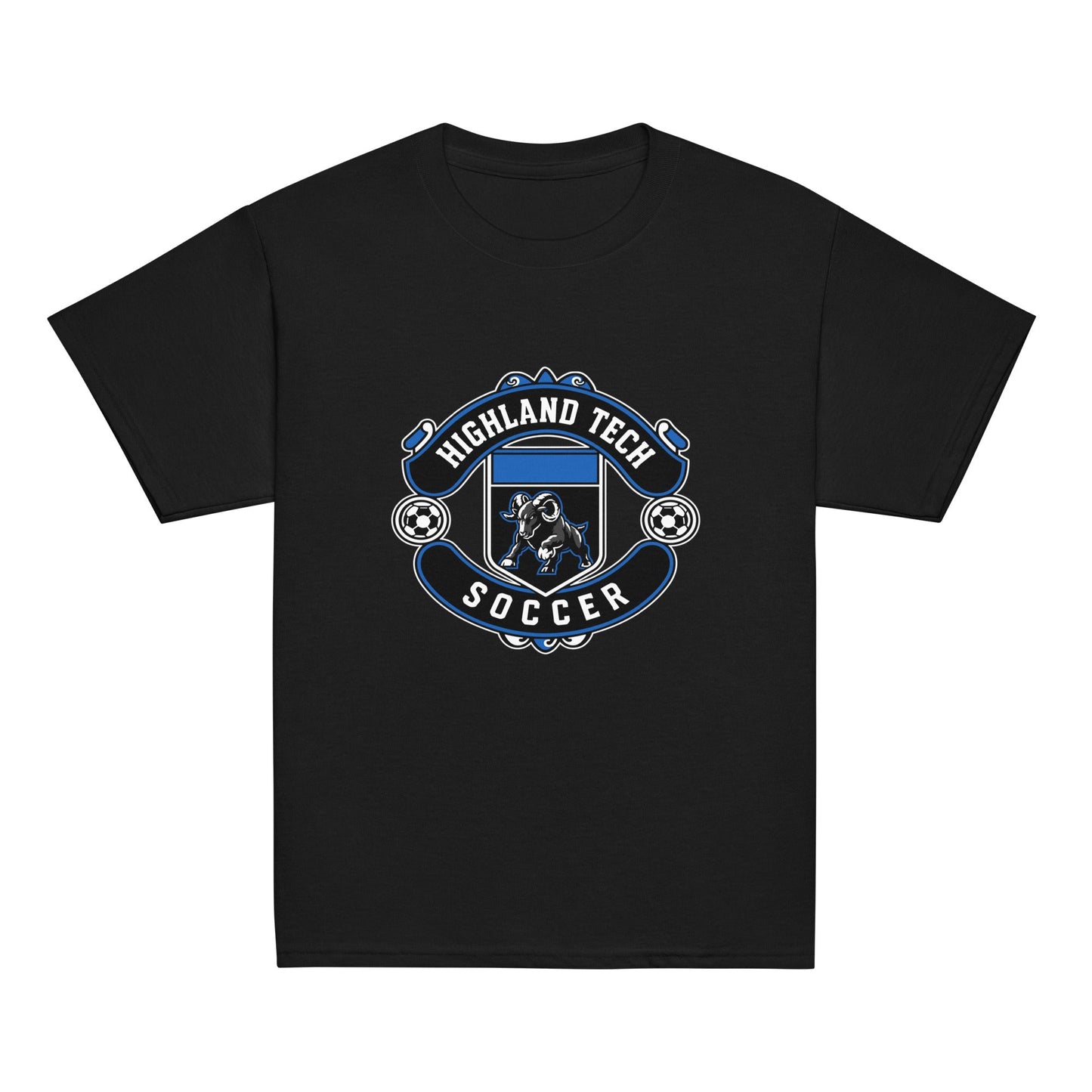 Classic | Youth T Shirt | Highland Soccer | Emblem Logo