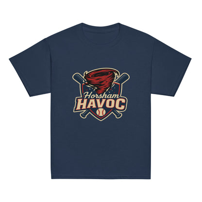 Classic | Youth T Shirt | Horsham Travel Baseball | Havoc Logo