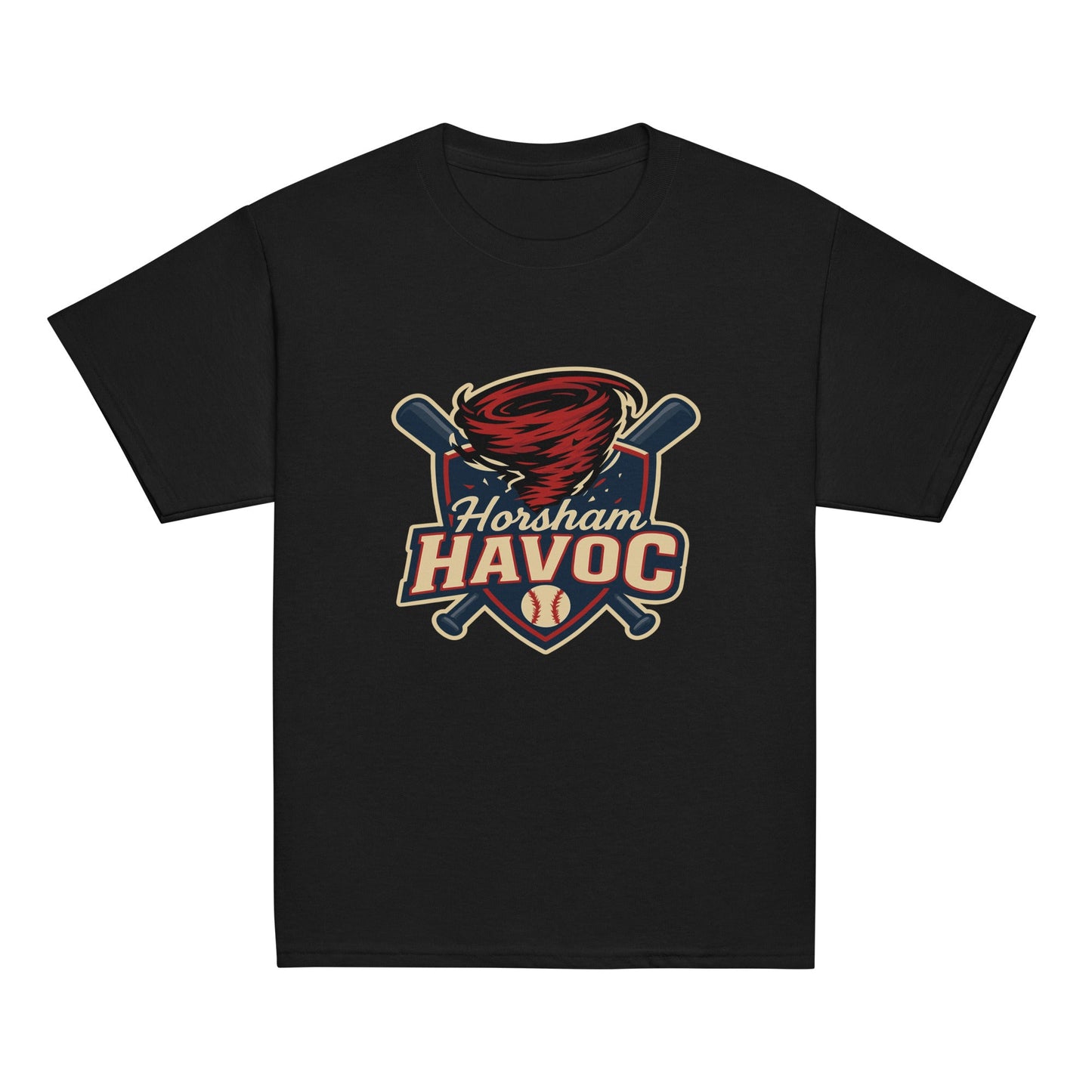 Classic | Youth T Shirt | Horsham Travel Baseball | Havoc Logo