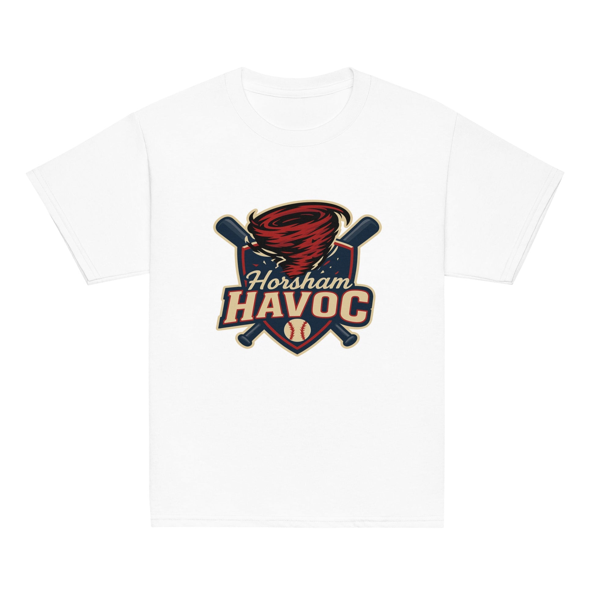Classic | Youth T Shirt | Horsham Travel Baseball | Havoc Logo