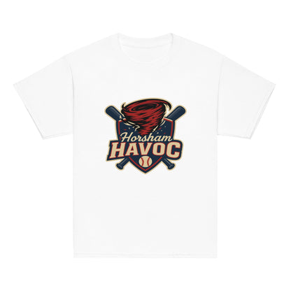 Classic | Youth T Shirt | Horsham Travel Baseball | Havoc Logo