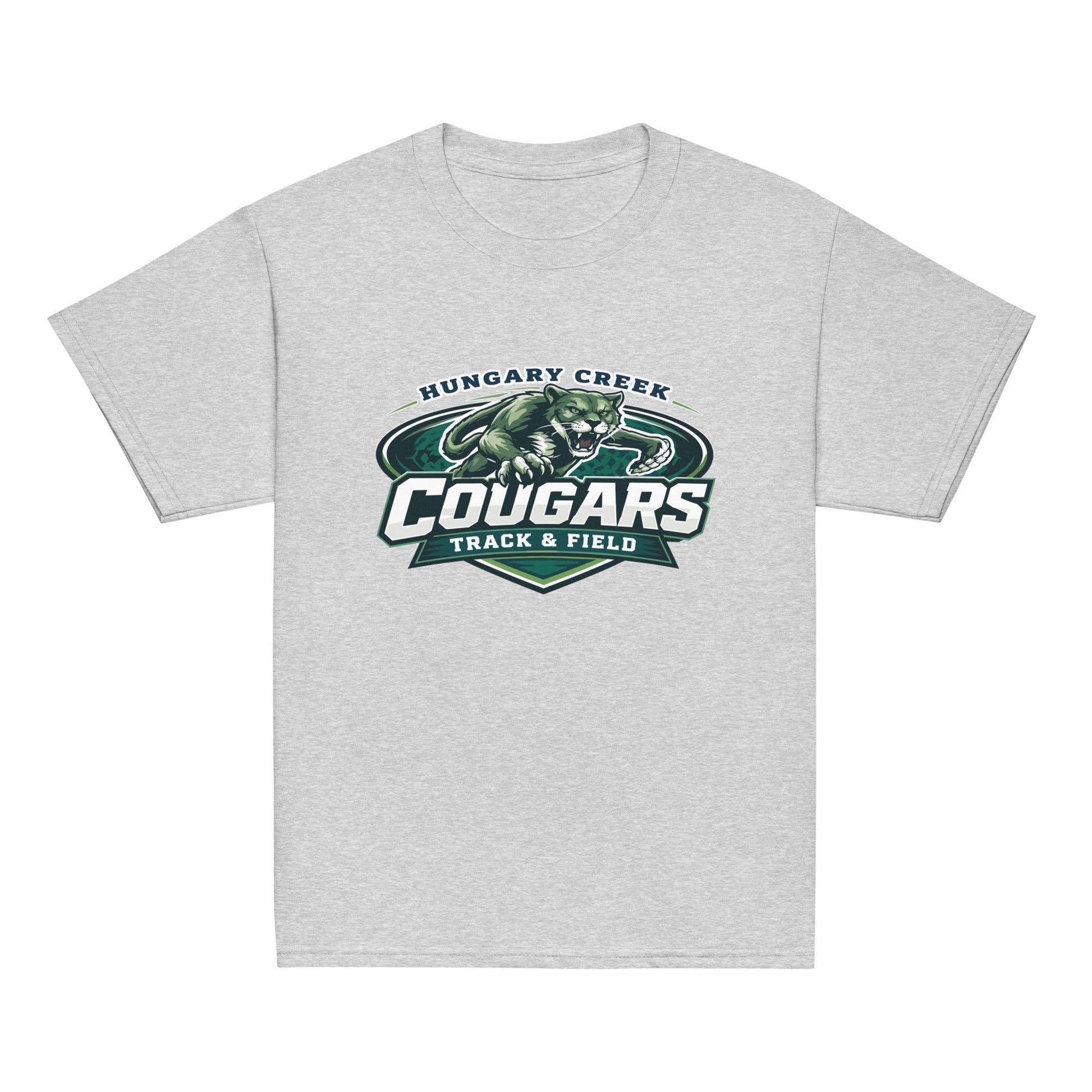 Classic | Youth T Shirt | Hungary Creek Cougar | Shield Logo