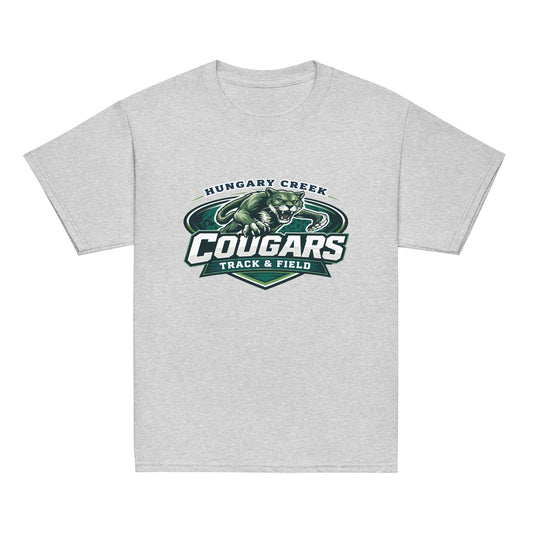 Classic | Youth T Shirt | Hungary Creek Cougar | Shield Logo