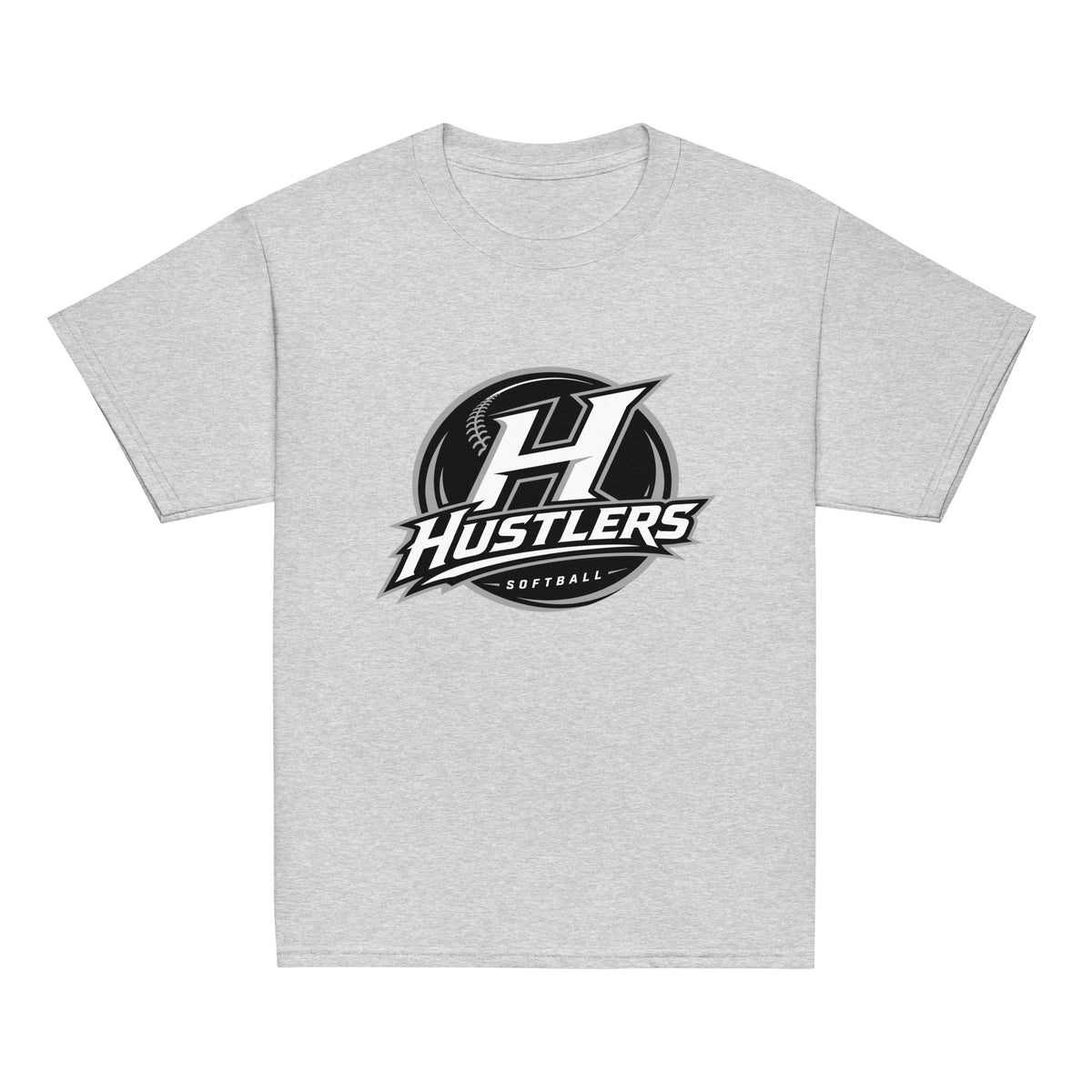 Classic | Youth T Shirt | Hustlers Softball | Crest Logo