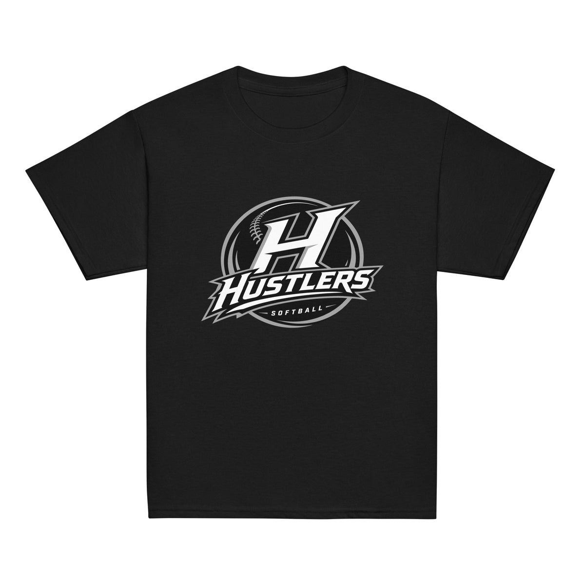 Classic | Youth T Shirt | Hustlers Softball | Crest Logo