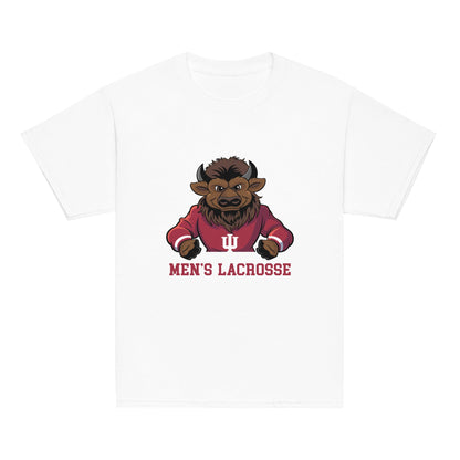 Classic | Youth T Shirt | Indiana University Lacrosse | Mascot Logo