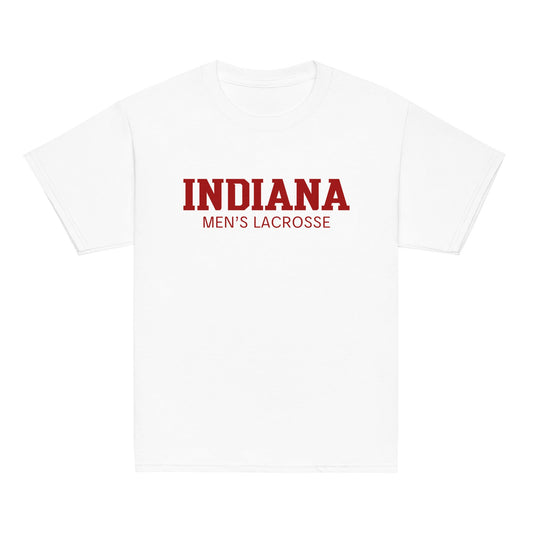 Classic | Youth T Shirt | Indiana University Lacrosse | Script Logo