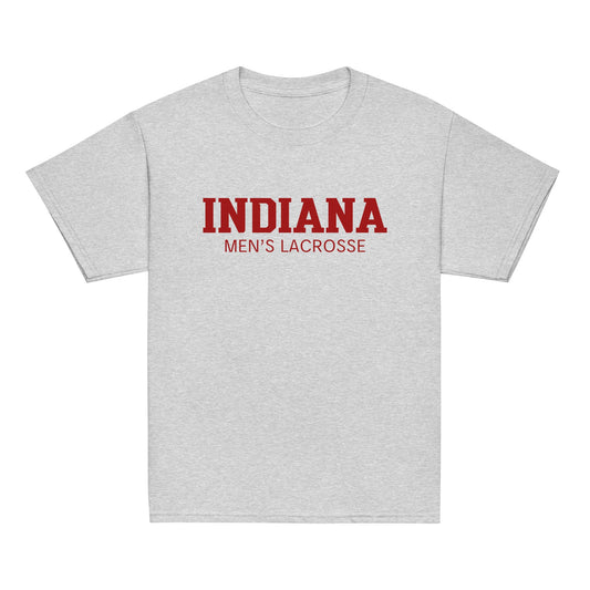 Classic | Youth T Shirt | Indiana University Lacrosse | Script Logo