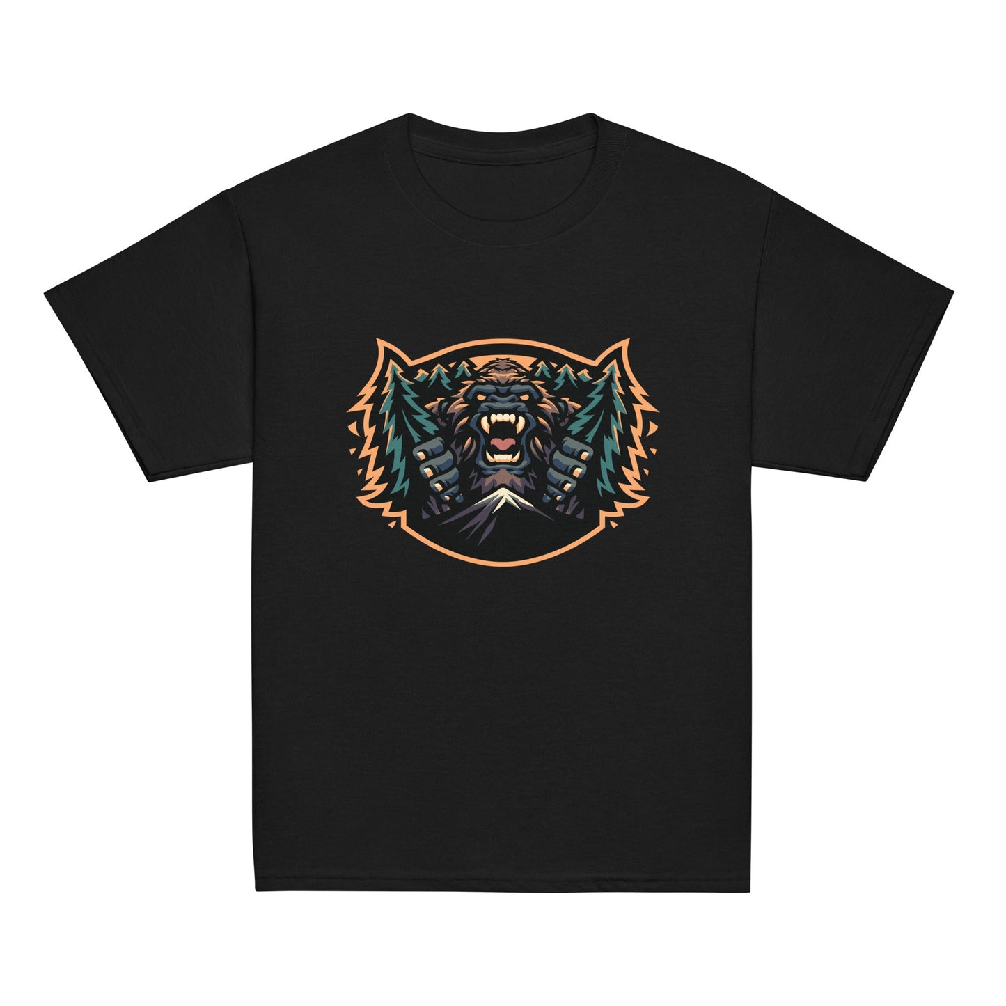 Classic | Youth T Shirt | JBLM Bigfoot Hockey Team | Mascot Logo
